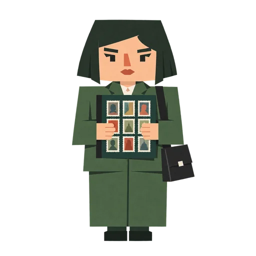 収集家のキャラクター(女性)