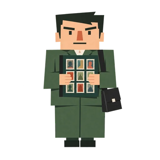 収集家のキャラクター(男性)