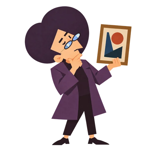 鑑賞家のキャラクター(女性)