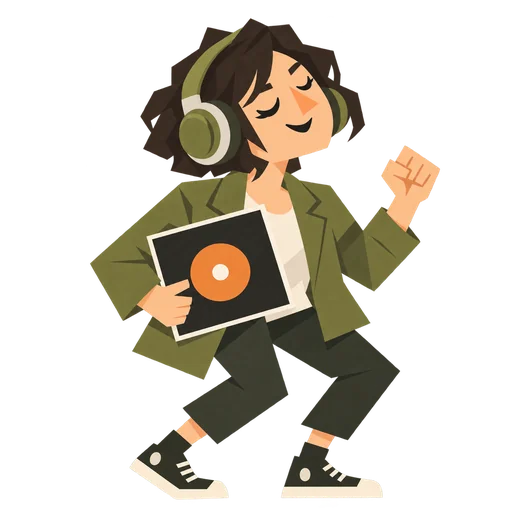 音楽家のキャラクター(女性)
